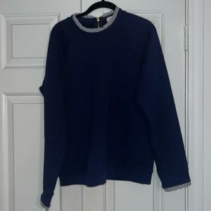 EUC, J. Crew pullover zip up sweatshirt